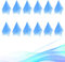 AWAMRWA 12 Stück Jongliertücher - 60x60cm Square Baoblue Chiffontücher Seidentücher Baby Performance Tanztücher Schals Für Tanzen, Jonglieren Und Sensorisches