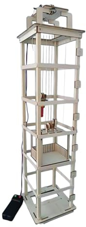 perfeclan Modèle D'ascenseur En Bois, Jouet éducatif, Kit de Construction Scientifique pour Garçons et Filles