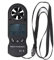 Anemometro digitale,JadpesAnemometro igrometro termometro digitale, mini termometro-igrometro digitale portatile multifunzione 3 in 1 Anemometro misuratore di velocità del