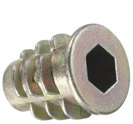 M4 M5 M6 M8 M10 Threaded Type D Wood Insert Nuts Alloy for Wood Furniture (7)