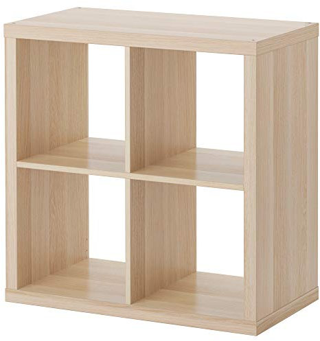 Ikea KALLAX Regal weiß gebeizt Eiche Optik (77x39x77cm) 4 Böden