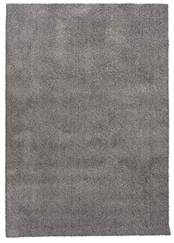 Möbel Jack Wohnzimmerteppich Florteppich Webteppich | Polyester | Anthrazit | 160x230 cm