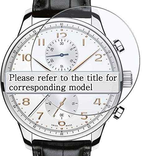 Vaxson 3 Stück Schutzfolie kompatibel mit Glashutte original Senator Chronograph Panorama Date 1-37-01-03-02-35 folien Displayschutzfolie ( nicht Panzer Schutz Glas folie SchutzGlas nicht PanzerGlas )