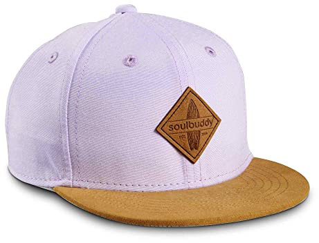 Soulbuddy Kinder Cap – Unisex Kinderkappe – Schirmmütze für Jungen & Mädchen – Trendiger Sonnenhut für Outdoor & Freizeit Flieder – Größe L