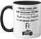 Stuff4 Regalos de Fórmula 1 - In My Head I'm Thinking About F1 - Divertidos regalos de F1 para hombres, regalos para amantes de los coches para él, taza F1, regalos de Fórmula Uno, tazas de cerámica
