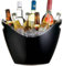 TOUS LES CADEAUX Seau à Champagne 8 litres - Noir - Grand Seau à Champagne, vin, Glace