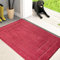 PURRUGS Dirt Trapper Door Mat, 20 x 31.5, Non-Slip/Skid, Machine Washable, Burgundy Red