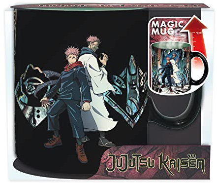 ABYSTYLE JUJUTSU KAISEN Taza Heat Change 460 ml Itadori & Sukuna