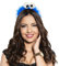 Hatstar Cookie Keks Monster Haarreif + Aufbügler | Halloween Krümelmonster Stirnband mit Kulleraugen | Kostüm Haarschmuck Accessoire zu Halloween, Karneval, Fasching & Fastnacht