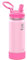 Takeya Actives Glow In The Dark Bouteille d'eau isotherme en acier inoxydable avec couvercle à paille, 532 ml, rose vif d'été