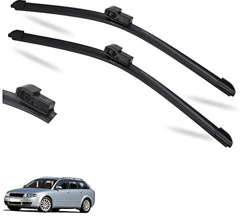 Scheibenwischer vorne, Auto-Wischerblätter für Audi A4 B6 8E/8H, Oktober 2000 – Nov. 2003, Windschutzscheibe, Windschutzscheibe, Fenster 22+22 LHD RHD (Farbe: Linkslenkung)