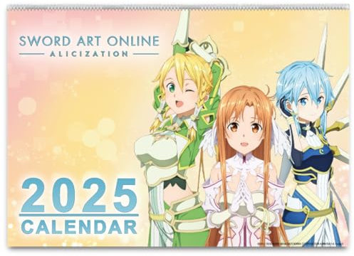 Peppermint Anime (Crunchyroll GmbH) - Sword Art Online - Alicization - Wandkalender - 2025 - original & lizensiert