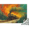 lihuogongsio Zug Puzzle 1000 Puzzle Dampflokomotive Erwachsene Impossible Puzzle Geschicklichkeitsspiel Für Die Ganze Familie Puzzle Erwachsene Premium Quality Farbig Spaß 1000pcs (75x50cm)