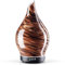 Porseme Essential Oil Diffuser Glass,150ml Scented Oil Diffuser Relaxing Aromatherapy, Quiet Ultrasonic Cool Mist Humidifier 6 Running Hours, Waterless Auto-off Scent Disperser For Home (Dark Golden)