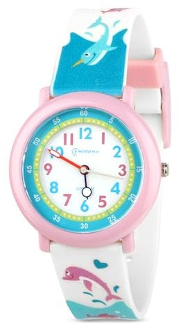 Kinderuhr, wasserdichte Kinderuhr, Kinder Uhren Analog, Digitale Kinderuhr für Alter 3-10 Armbanduhr Mädchen Junge Kinder analoge Quarzuhr