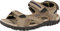 Geox Uomo Sandal Strada D, Sandali Uomo, Beige Blu Sand Navy, 42 EU