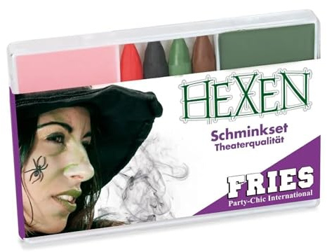 Unbekannt Karneval Schminkset Hexe, 26g