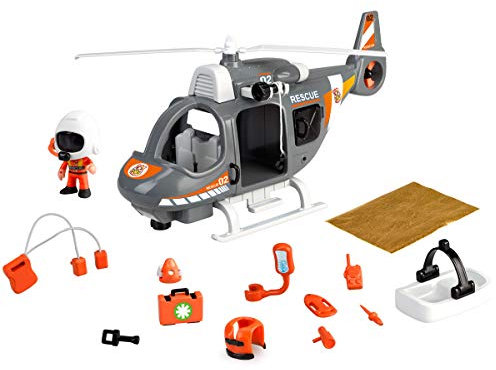 Pinypon Action - Rescue Helicopter with 1 Figure with Accessories, Girls from 4 to 8 Years (Famous 700015350)