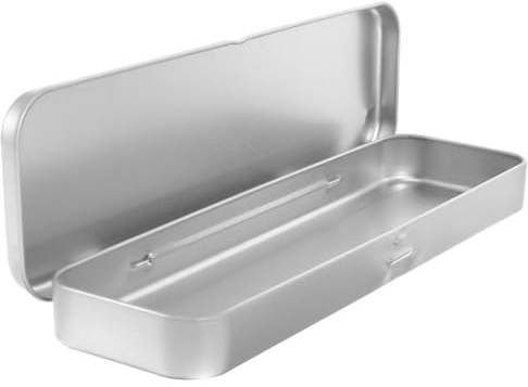 Tomaibaby Metallstiftkoffer Rechteckige Einschichtige Blechbox Für Stifte Und Schreibwaren Aufbewahrungskasten Für Schüler 8.07X2.36X0.79 Zoll