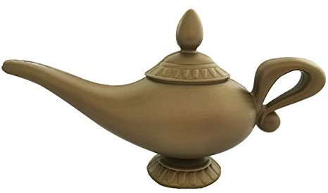 HUIJUNWENTI Plastic Cosplay Magic Halloween Christmas Teapot Movie Decorations Family Party Ornaments (Color : Coffee)