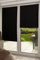 K-home 542890-7 Klemmfix Rollo Verdunklung, Schwarz, 100 x 150 cm (B x L)