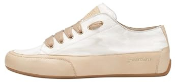 Candice Cooper Rock CHIC S-Sneakers aus Leder-Weiß, Weiß-Beige 43