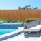 Cloture en roseaux Naturel, Canisse Bambou Pergola, Brise Vue Balcon Exterieur avec 100 Attaches Zip, Facile à Installer, 0,5 0,6 0,8 1 1,2 1,3 1,5 1,8m De Haut, pour Patio, Pergola, Toit, Balcons