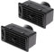 DEMULAX 2 Stücke RV Wohnmobil AC Klimaanlage Vent Auspuff Auslass Vent Grill RV Yacht Auto-Klimaanlagengitter