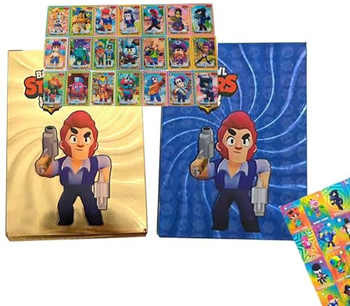 Brawl-Stars Karten 110 Stück, Gold und Regenbogen Editionen