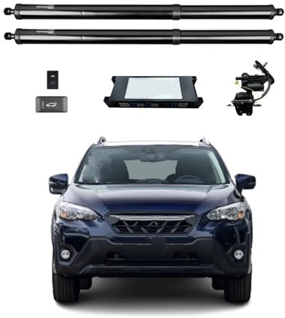 Kofferraum-Gasfeder Für Subaru XV Für Crosstrek Elektrische Heckklappe Elektrische Heckklappe Auto-Kofferraum Mit Fernbedienung Hand-Freies Kick-Sensor Gasfeder Dämpfer Heckklappe(Without kick sensor)