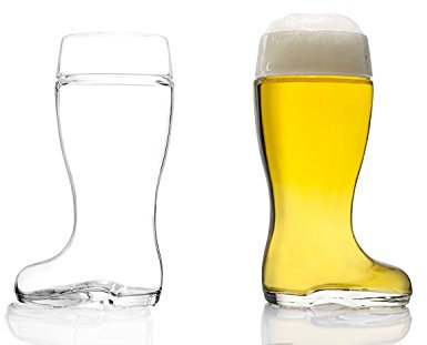 Stölzle Oberglas Bottes à bière 500 ml I lot de 2 I verres élégants 0,5 l I lavable au lave-vaisselle I cristal sans plomb I résistant aux chocs I chopes à bière de qualité I bottes