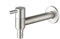 Wandmontierter Edelstahl-Wasserhahn Kaltwasser Waschtisch Armaturen Waschmaschine Garten Armaturen, Nickel gebürstet