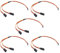 OliRC 5pcs 300mm Servo Y Kabel Verlängerungs Kabel 22awg 60 cores für RC Car Helicopter Servo Empfänger Kabel (C144-5)