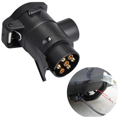 Adaptateur de remorque Bigking, 7 à 13 Broches Prise de remorque de Voiture Adaptateur de Prise convertisseur Caravane attelage de remorquage connecteur 12 V