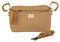 3 Sprouts - Bolsa Carrito Bebe - Bolso Carrito Bebe - Bolso Carro Bebe con Portavasos, Organizador para Carro de Bebé, Ideal para Sillas de Paseo y Cochecitos - Mostaza