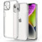 YATWIN Colored Clear Case for iPhone 13 with Matte Border, Built-in Camera Lens Protector, Non-Yellowing, Shockproof, Armour Phone Cover for Apple iPhone 13 5G - White