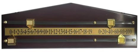 Billard-Anzeigetafel, Billard-Score-Keeper, Shuffleboard-montierte Anzeigetafel, Moderne Sportanzeigetafel, auf dem Shuffleboard montierte Anzeigetafel, wiederverwendbares Wertungsholzzubehör für Spie