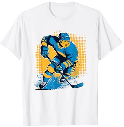 Eishockey Grafik Eissport Puck T-Shirt