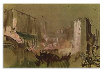 Joseph Mallord William JMW Turner Prints Painting (262) Wall Art Poster Scroll Canvas Painting Picture Living Room Decor Home 12x18inch(30x45cm)