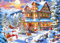 Puzzles 1000 Pieces for Adults jigsaw puzzles for adults 1000 Piece Christmas Puzzle Educational Games-Christmas Castle-Home Decoration Puzzle 1000 Pieces