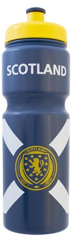 Hy-Pro Officially Licensed Scotland FA Plastic Bottle - 750ml, Water bottle, 0.75L, Reuseable, Retractable Nozzle, Lightweight, Sports Bottle, BPA Free
