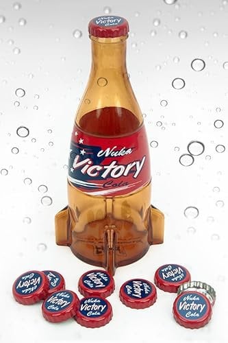 Fallout Nuka Victory Bouteille et Bouchon en Verre