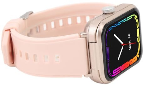 Smartwatch mit Ohrhörern, QS90 1,85 Zoll Farb-Touchscreen, 2-in-1-Bluetooth-Uhr mit TWS-Headset, Sportgesundheits-Smartwatch-Unterstützung, APP-Steuerung, 12 Tage Lange (Gold)