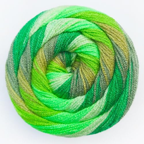 James C Brett Swurlywurly Double Knitting 200g Ball (SRL07 Spring Greens)