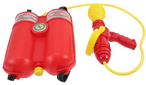 ifundom Feuer Wasserpistole wasserspielzeug kinderwasserspielzeuge Wasserpistole mit Tank Kinderspielzeug Feuerwehrmann Aqua Outdoor- Strandspielzeug