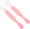 LOLIPPYY 2 Pezzi Cucchiai per Set per Svezzamento Resistente e Facile Utensili