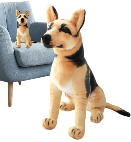 Spielzeughund - 24 cm/9,5 Zoll Jack Russell Terrier | Alle Altersgruppen, Geschenk für oder Mädchen, und Weiß | Niedliche Hunde-Plüschtiere, Heimdekoration, Partygeschenk, Geschenk für Ju