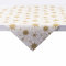 Sovie Home Tischdecke Christmas Dreams in Gold-Weiss aus Linclass® Airlaid, Weihnachtstischdecke stoffähnlich, ideal für Advents- & Weihnachtsfeiern, 80x80 cm