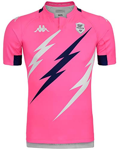 Kappa Kombat Home Sfp T-Shirt, Kinder Einheitsgröße Rosa/blau Marineblau