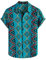VATPAVE Mens Summer Tropical Shirts Short Sleeve Button Down Aloha Hawaiian Shirts Large Royal Blue